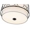 Z-Lite Kendall 3 Light Pendant, Matte Black & White 197-17MB - alternate 4